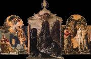 El Greco The Modena Triptych oil painting reproduction